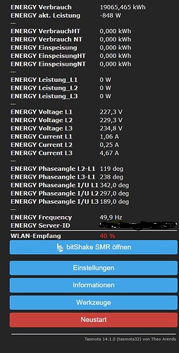 bitShake SmartMeterReader_lesen